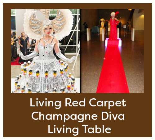Living Red Carpet / Champagne Diva / Living Table